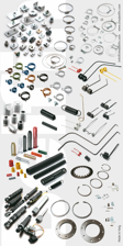 fasteners, hose clamps, springs, shock-absorbers, stamped parts, rings